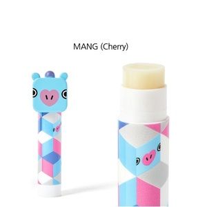 New BT21 Mang Figurine Cherry Chapstick